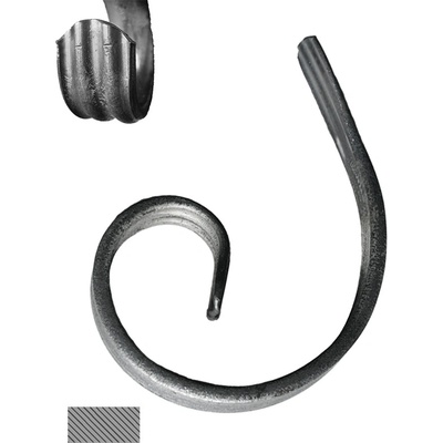 Půlkruh 14 x 6 mm, 100 x 120 mm
