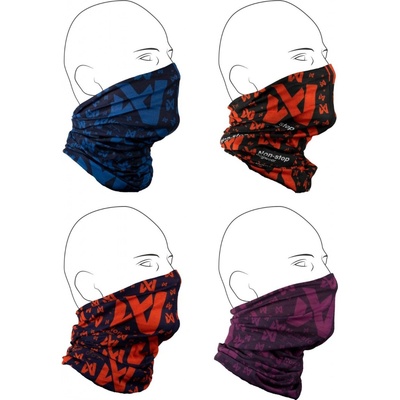 Non-stop Dogwear Multifunkčná šatka fialová