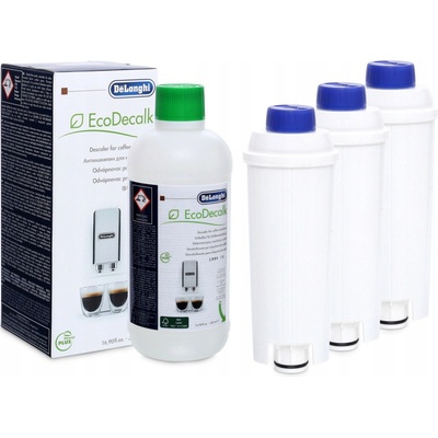 DeLonghi DLS C002 3 ks + DeLonghi EcoDecalk 500 ml