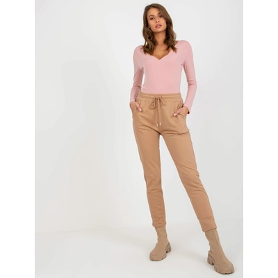 Sweatpants-RV-DR-89.89P-camel hnědá
