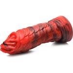 Creature Cocks Fire Dragon Red Scaly Silicone Dildo