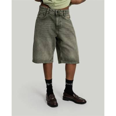 Homeboy X-Tra Monster Dye Denim Shorts Washed Green