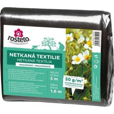 Netkaná textilie mulčovací Neotex ROSTETO 50g 1,6x5m černá (06441539)