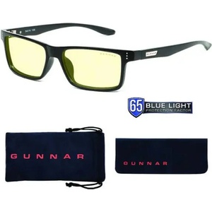 GUNNAR Геймърски очила GUNNAR Vertex Onyx, Amber Natural, Черен (VER-00113)