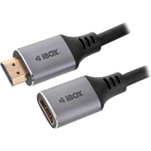 iBOX ITVFMHD012 HDMI към HDMI 4K удължителен кабел със златен щепсел 2 (ITVFMHD012)