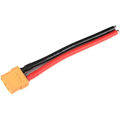 Revtec Pozlátený konektor XT-90 samica s káblom 10AWG 12cm