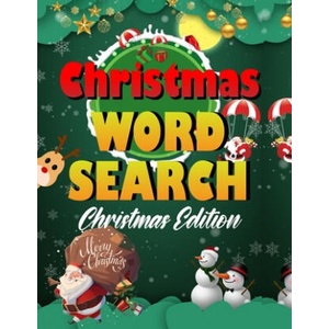 Christmas word search. : Easy Large Print Puzzle Book for Adults, Kids & Everyone for the 25 Days of Christmas. | Blue Moon Press House (2019)