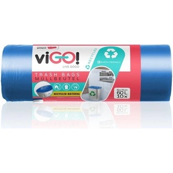 ViGO Pytle na odpadky 60 l 30µm 10 ks modré