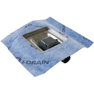 I-Drain Square - Подов сифон от неръждаема стомана „Linear, 15x15 см ID4MSQ0150 (ID4MSQ0150)