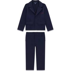 Guess Детски официален трикотажен костюм Guess от две части - тъмносин с блейзър и панталон
