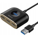 Baseus Square Round USB Adapter HUB USB 3.0 to 1x USB 3.0 + 3x USB 2.0.1m Black