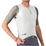 Castelli Мъжка фланелка с къс ръкав за колоездене Castelli Corretto Jersey Cycling jersey - Ivory / Clay-Black - размер XXL (056-3886-0316)