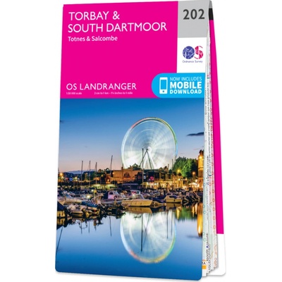 Torbay & South Dartmoor - Totnes & SalcombeSheet map, folded