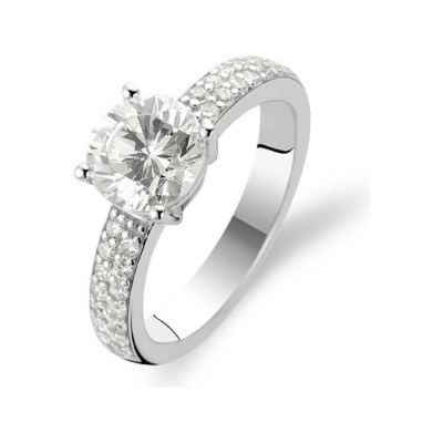 Ti Sento stříbrný prsten se zirkony 1737ZI