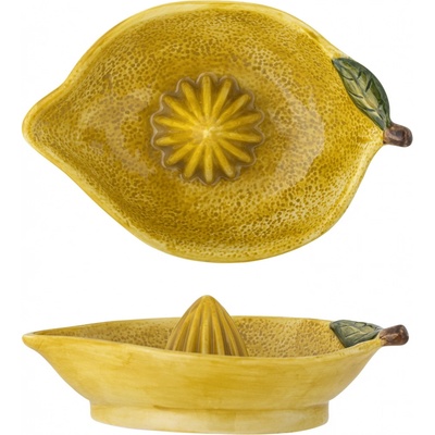 Bloomingville Keramický lis na citrony Limone Lemon, žlutá barva, keramika – Zboží Dáma