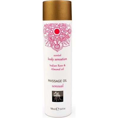 Shiatsu massage oil Sensual Indian Rose & Almond Oil 100ml