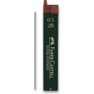 Faber Castell Grafitové tuhy Superpolymer 0,5 mm 2B 120502