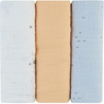 KikkaBoo Комплект 3 бр муселинови пелени 75х75 см Stripy Friends (31103010095) - bobybaby