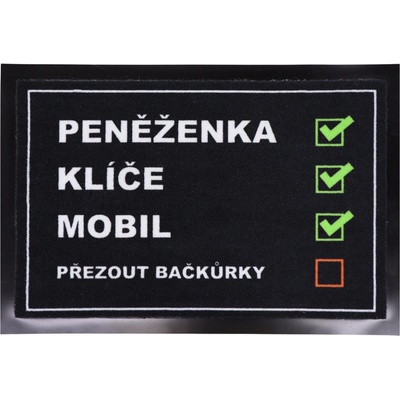 Mercury Flooring Checklist černá 40x60 cm