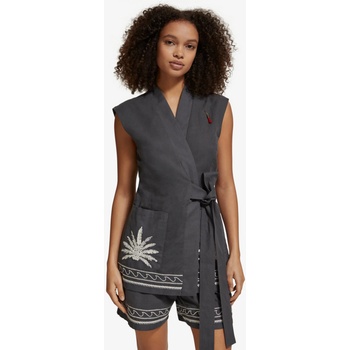 Scotch & Soda Сива ленена жилетка за жени Scotch & Soda Scotch & Soda | Siv | ЖЕНИ | XS