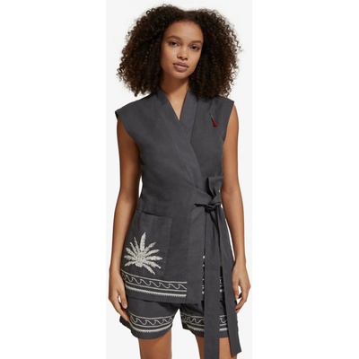 Scotch & Soda Сива ленена жилетка за жени Scotch & Soda Scotch & Soda | Siv | ЖЕНИ | XS