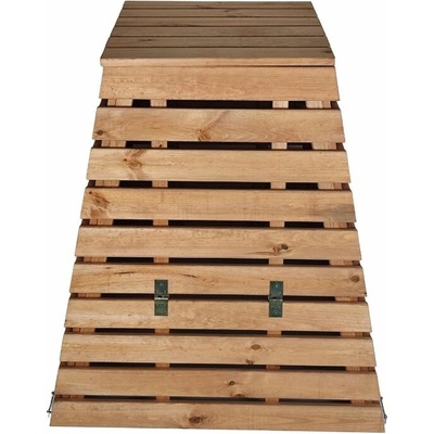 Tonap dřevěný kompostér pyramida 560 L TP106559