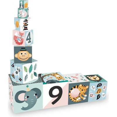 Vilac Skládací věž z kostek Michelle Carlslund