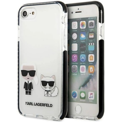 KARL LAGERFELD Гръб Karl Lagerfeld TPE Karl and Choupette Case за iPhone 7/8/SE2020/SE2022 - Бял