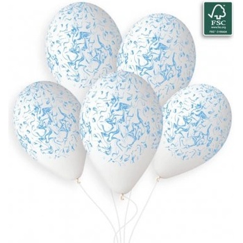 Image 1 of Gemar Балон - мраморно син 33 см