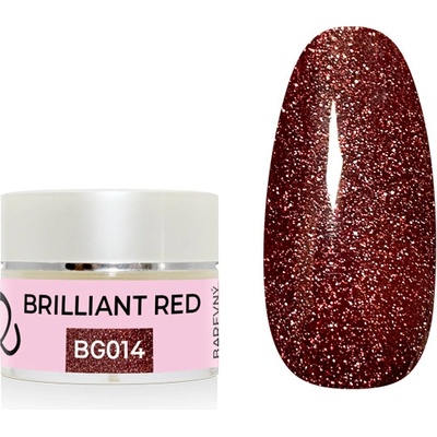 Expa nails expanails uv led gel barevný brilliant red 5 g
