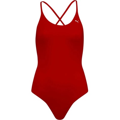 PUMA Бански костюм Puma V Neck Swimsuit - Red