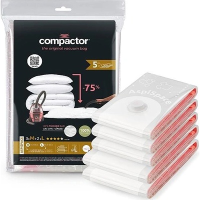 Compactor Bag Aspispace 3x M 70 litrů + 2x L 120 litrů