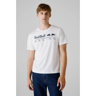 Red Bull Racing X Pepe Jeans pánské tričko TEAM LOGO TEE bílá