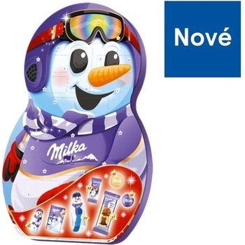 Milka sněhulák adventní kalendář 236g