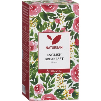 Natursan English Breakfast čaj čierny 25 x 1,5 g