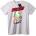 NOONEBRAND Тениска Свеж Сладолед - 2XL, White