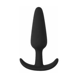 Boss of Toys EasyToys Slim Silicone Training Plug Black - Flexible Small Model
