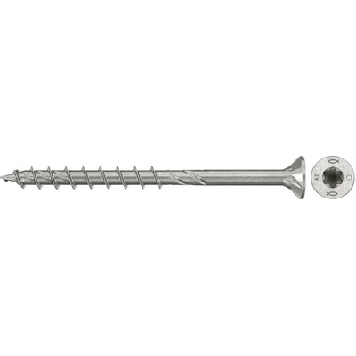 Fischer 574093 skrutky do drevotriesky 6 mm 90 mm TX Nerezová oceľ 100 ks