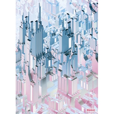 Komar 4-209 3D fototapeta Duplex Downtown město Los Angeles 184 x 254 cm