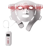 RENPHO LED маска за лице RENPHO Artemis Blush PEU-E100B-1, Светлинна терапия, 5 степени на интензивност, Таймер, Бял/розов (PEU-E100B-1)
