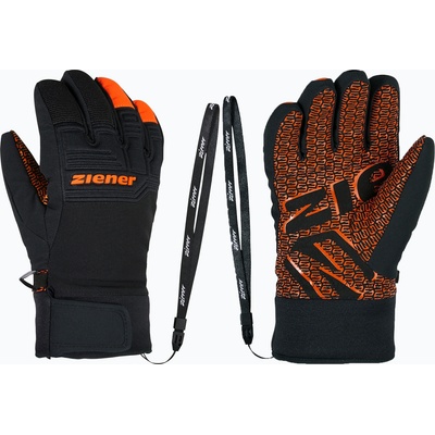 ZIENER Детски скиорски ръкавици ZIENER Lanus-Z AS PR bright orange