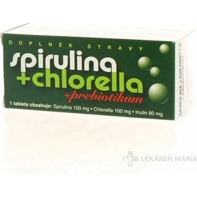 Naturvita Spirulina+Chlorella+inulín 90 tabliet