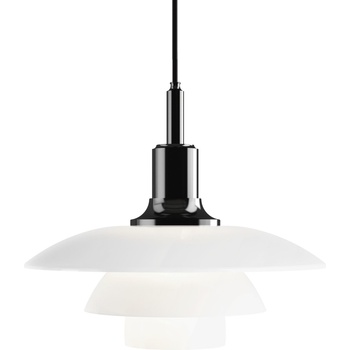 Louis Poulsen Висяща лампа ph със стъклен абажур 33 см черна (5741099265)