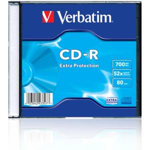 Verbatim DataLife CD-R 80 52x тънък калъф 1db/cs (1 етикет) 43347 (43347)