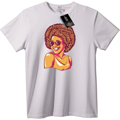 NOONEBRAND Тениска Силна Жена Овластяване - 5XL, White