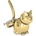 Umbra HK Limited Umbra Поставка за пръстени zoola cat - коте - цвят месинг (umbra-299212-104)