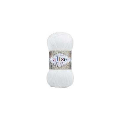 Alize Diva 55 - bílá