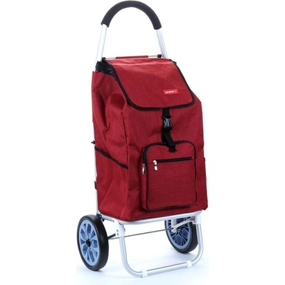 Lorenbag - Laurent S01 Nákupní vozík na kolečkách do schodů šestikolový, červená