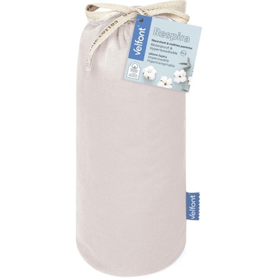 Velfont Respira nepropustné prostěradlo krémové 70x140x15