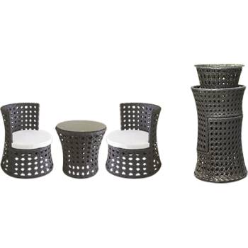 Horecano ГР-ГРАДИНСКИ К-КТ palma(ct-8261)(Маса 50х50/2 фотьойла) (0195116)